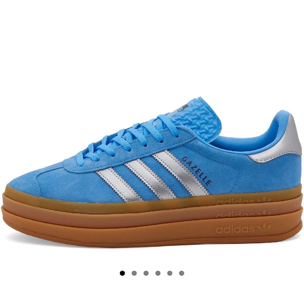 ADIDAS GAZELLE BOLD W Blue Burst, Silver Metal & Aurora Ink